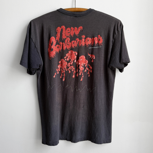1979 The New Barbarians Faded Graphic Tour Tee