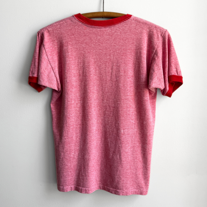1970s Colerain High Red Graphic Ringer Tee (S)