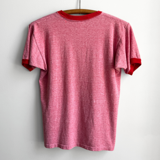 1970s Colerain High Red Graphic Ringer Tee