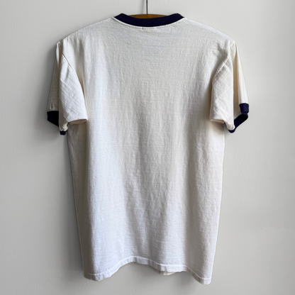 1960s New Trier High Graphic Ringer Tee