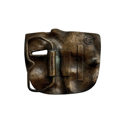 1976 Unbuttoned Fly Brass Belt Buckle