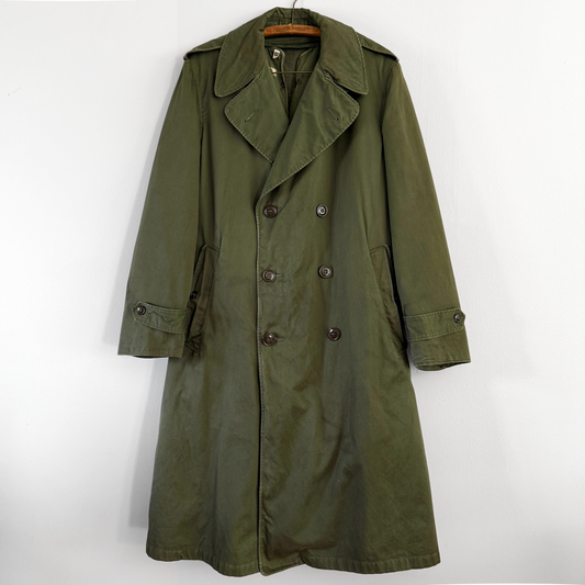 1950s U.S. Army OG 107 Heavy Overcoat