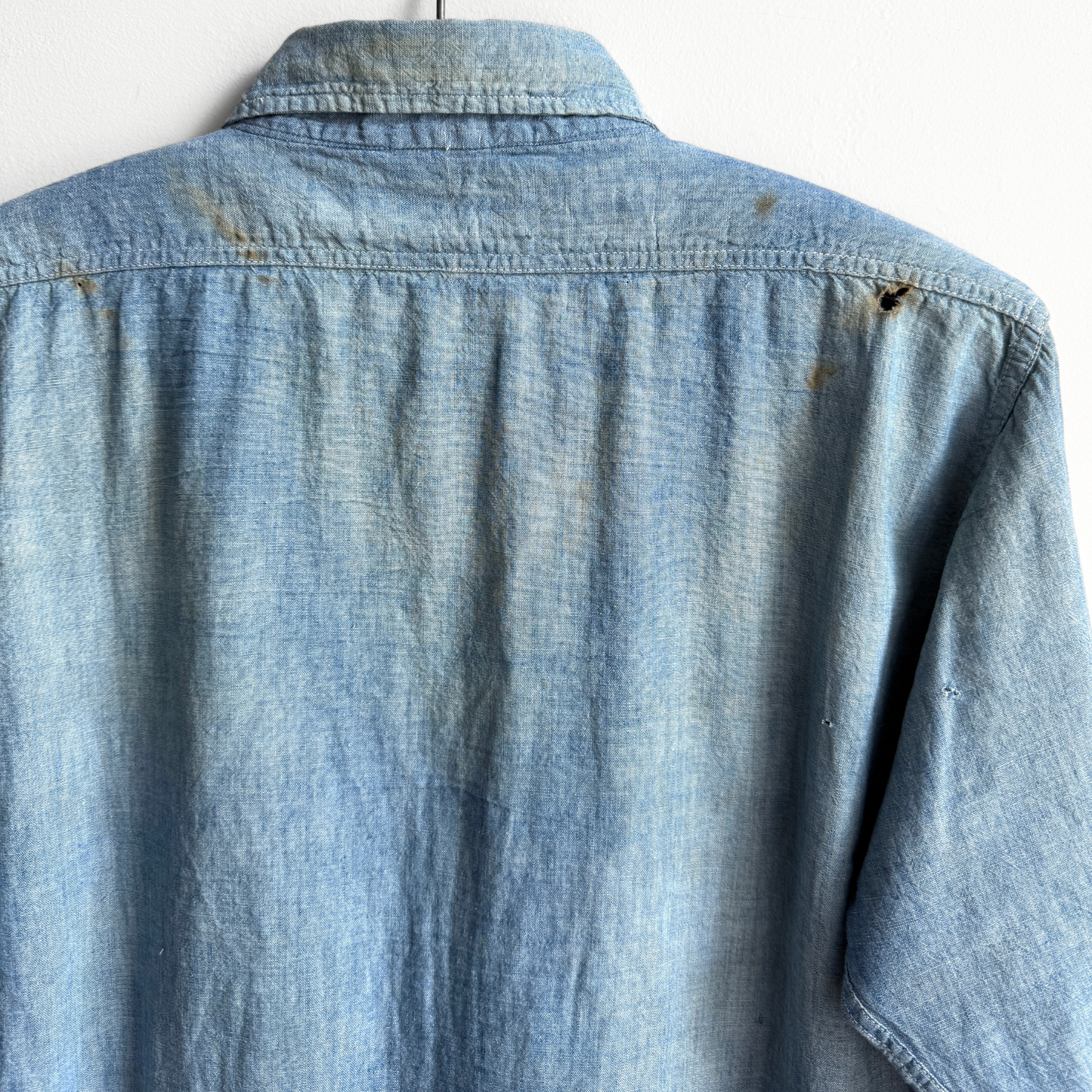 1950s Chambray Cotton Work Shirt