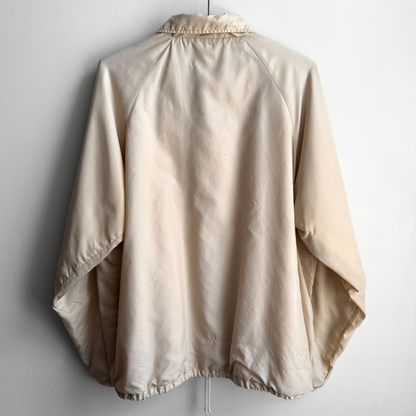 1970s Cream Nylon Windbreaker Jacket