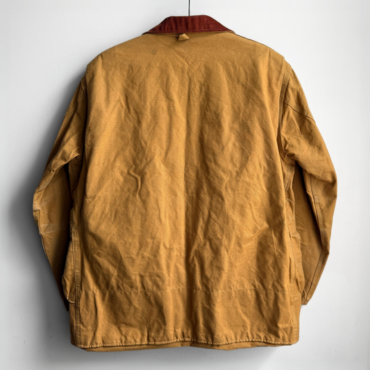 1960s Tan Flannel Lined Canvas Hunting Jacket