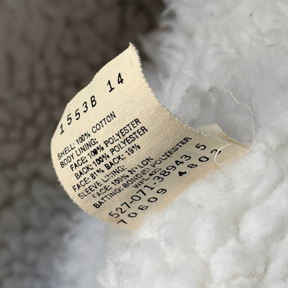 1990s Light Blue Sherpa Lined Denim Jacket