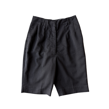 1960s Black Pleated Dress Shorts (25)