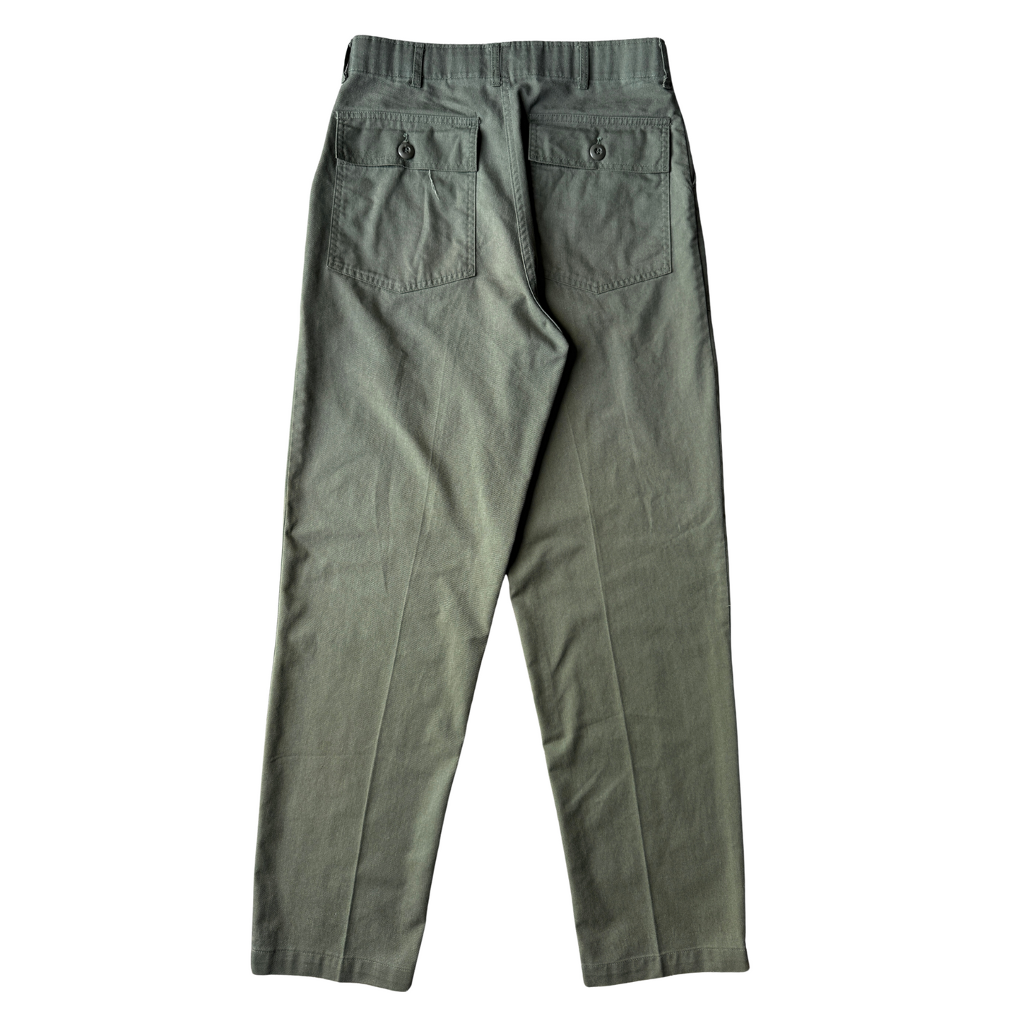 1970s U.S. Army OG 507 Durable Utility Pants (30)