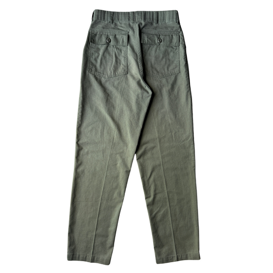 1970s U.S. Army OG 507 Durable Utility Pants (30)