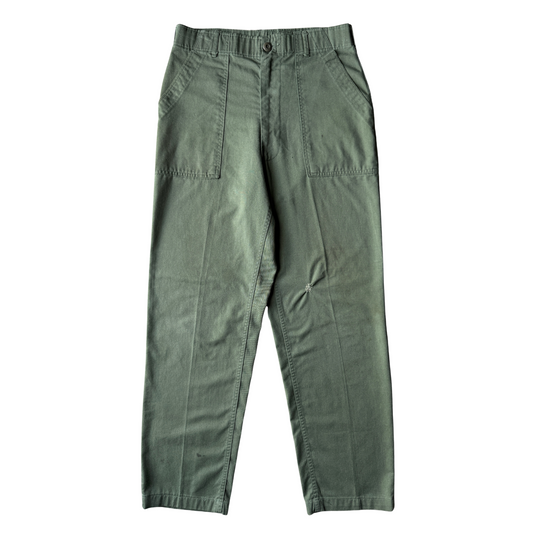 1970s U.S. Army OG 507 Durable Utility Pants (30)