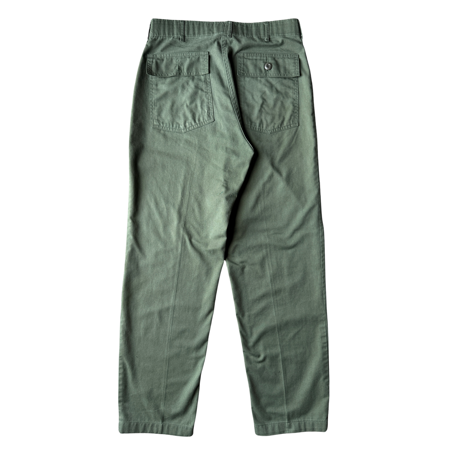 1970s U.S. Army OG 507 Durable Utility Pants (30)