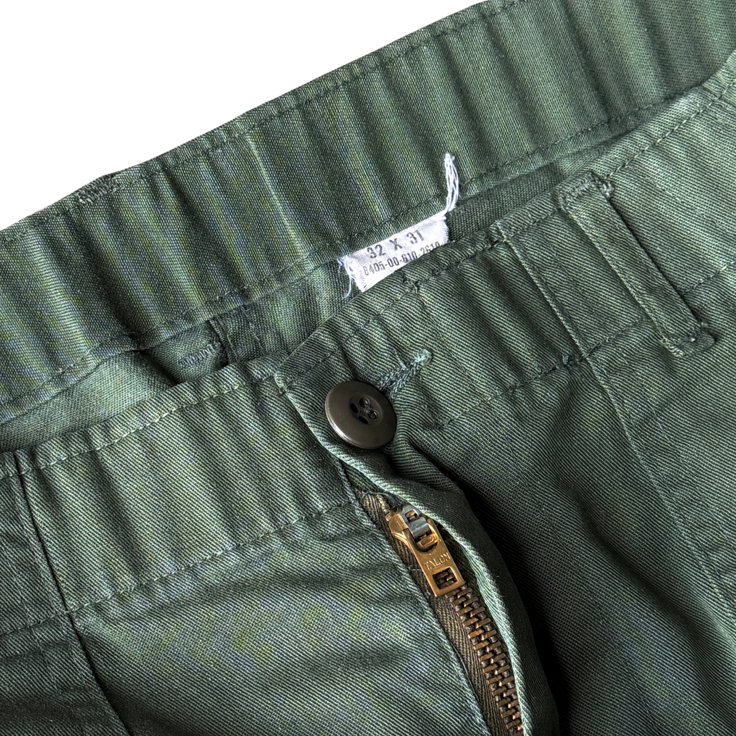 1970s U.S. Army OG 507 Durable Utility Pants (30)