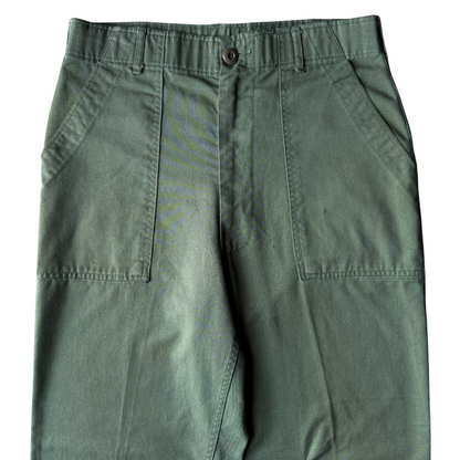 1970s U.S. Army OG 507 Fatigue Pants (30)