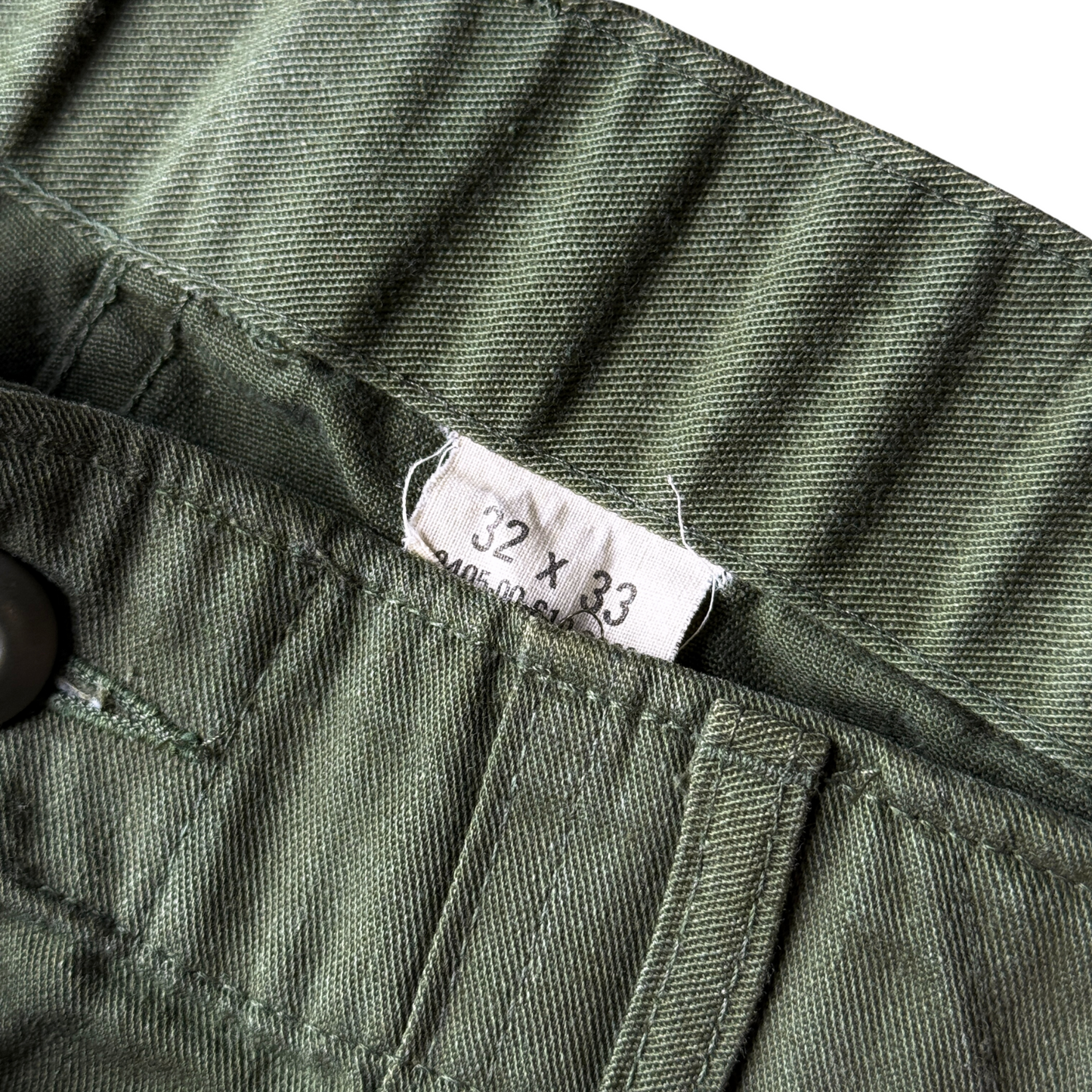 1970s U.S. Army OG 507 Durable Utility Pants (30)