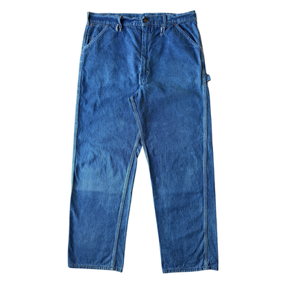 1980s Faded Denim Carpenter Pants (36)