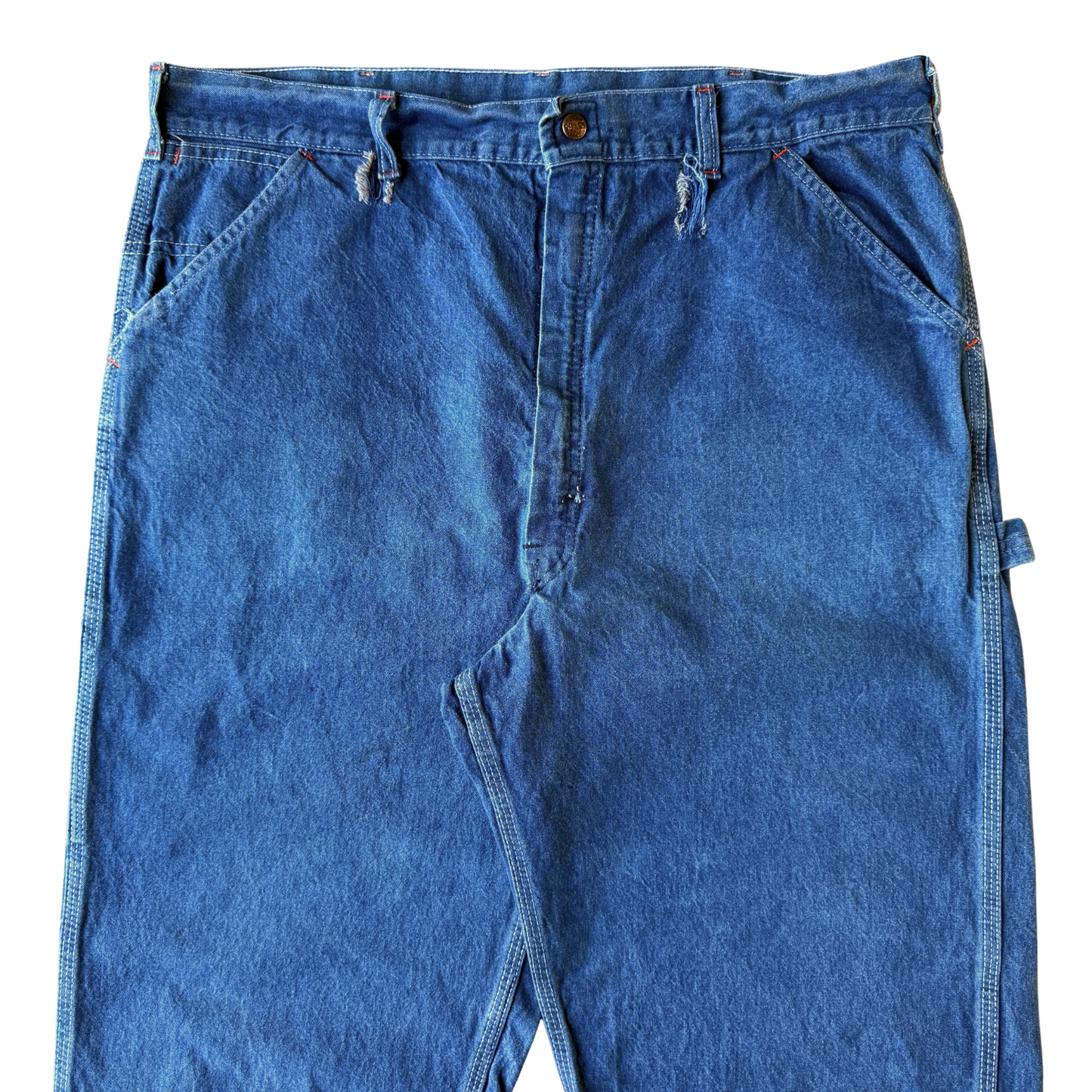 1980s Faded Denim Carpenter Pants (36)