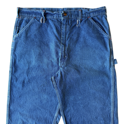 1980s Faded Denim Carpenter Pants (36)