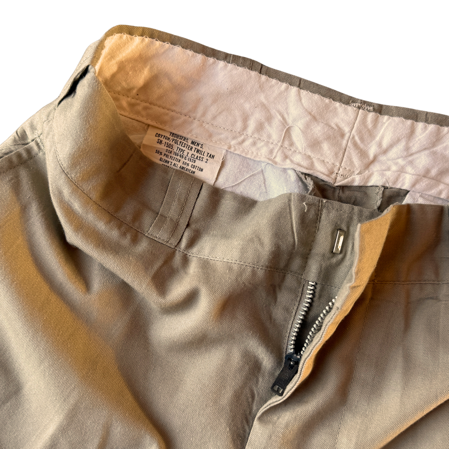 1960s U.S. Air Force Tan Twill Type-1 Pants (28)