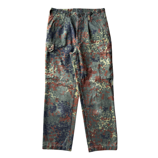 1980s German Bundeswehr Flecktarn Utility Pants (32)