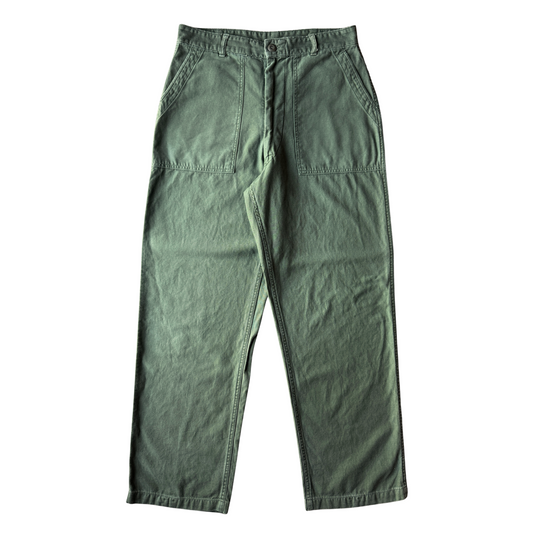 1960s U.S. Army OG 107 Sateen Utility Pants (32)