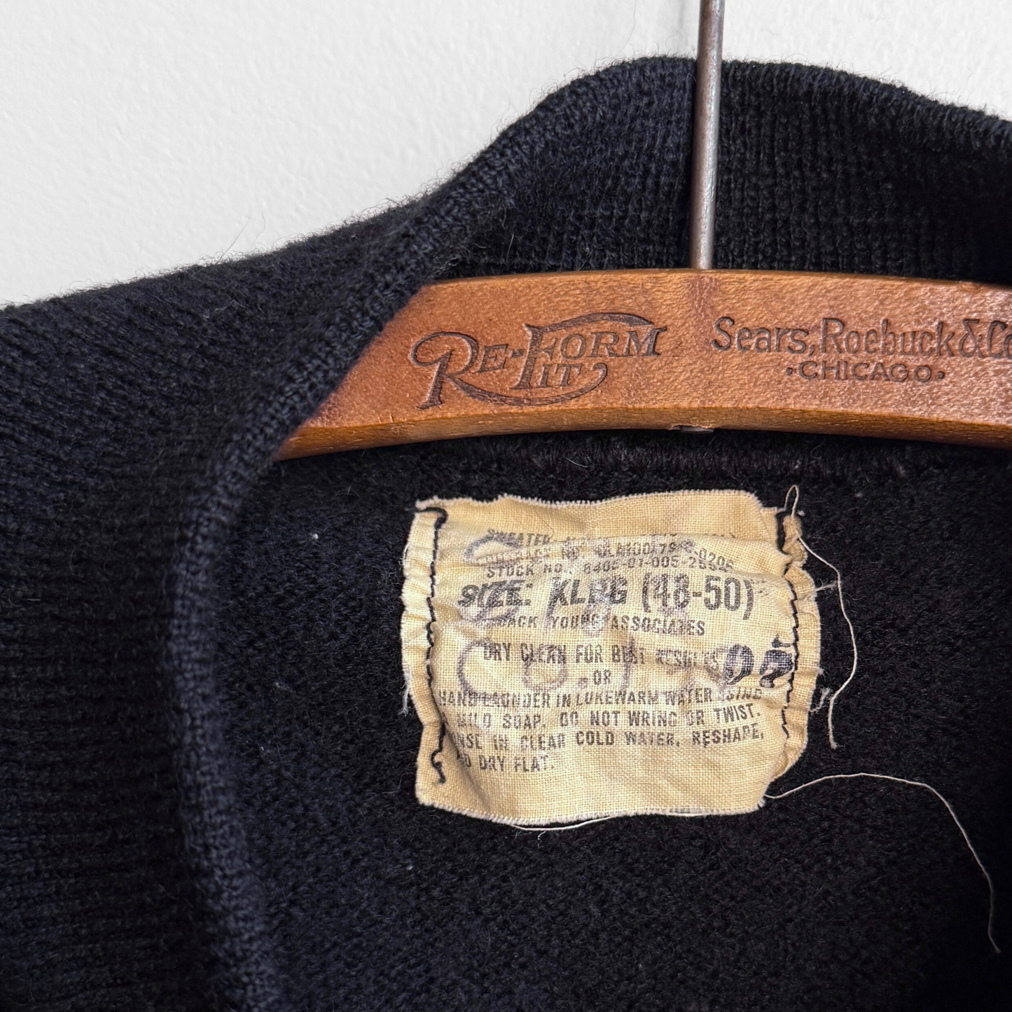 1970s U.S. Navy Mock Neck Sweater