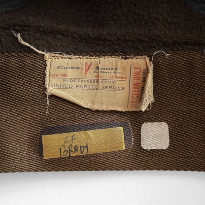 1950s UPS Brown Whipcord Uniform Jacket