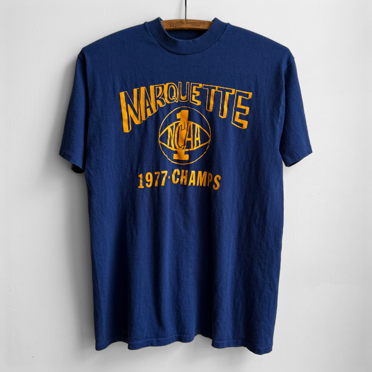 1977 Marquette Basketball Champions Graphic Tee