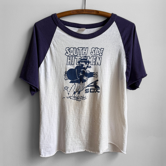 1970s Chicago White Sox South Side Hitmen Raglan Tee