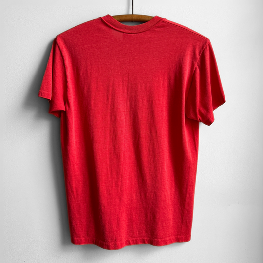 1970s Faded Red T-Bar Graphic Tee