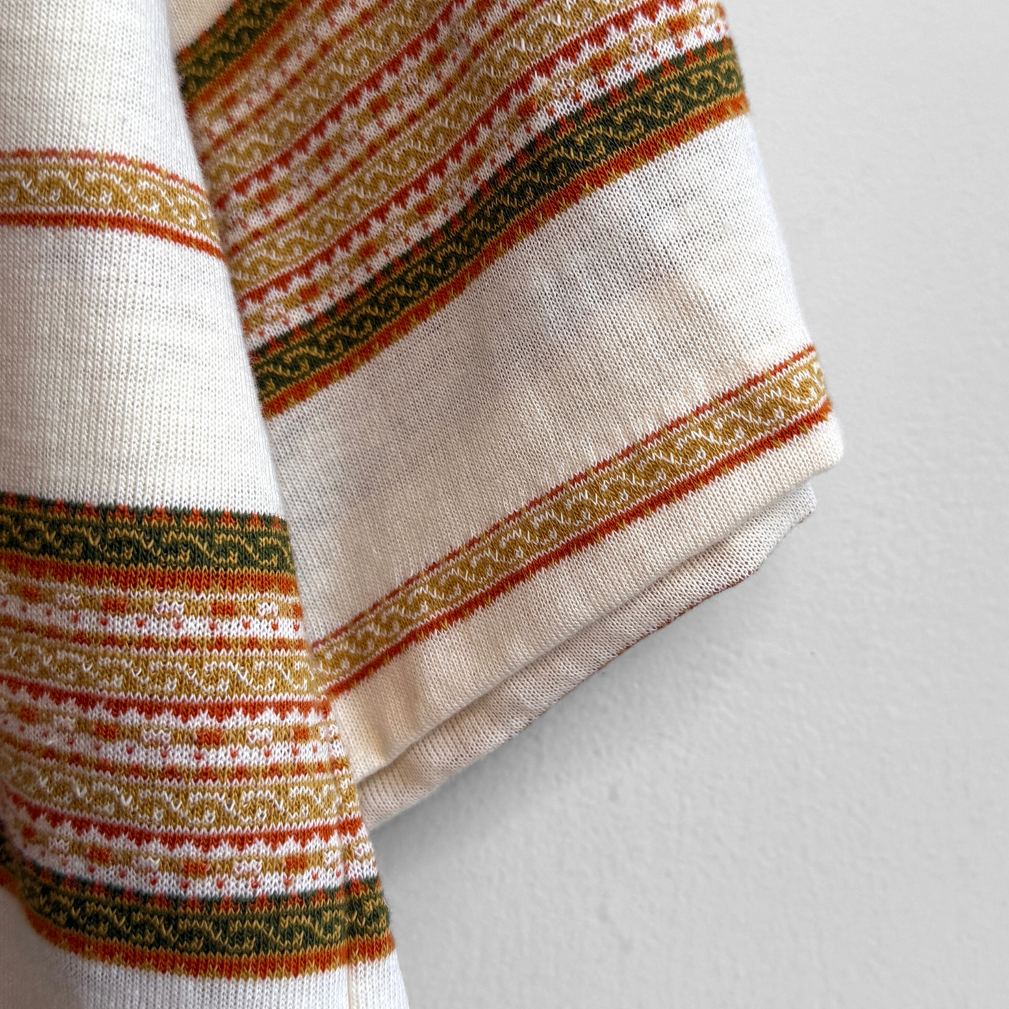 1970s Striped Pattern Knit Tee