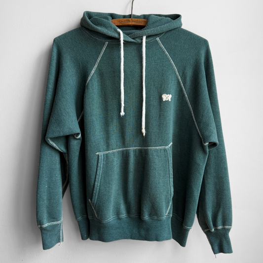 1980s Hands Off Contrast Stitch Hoodie