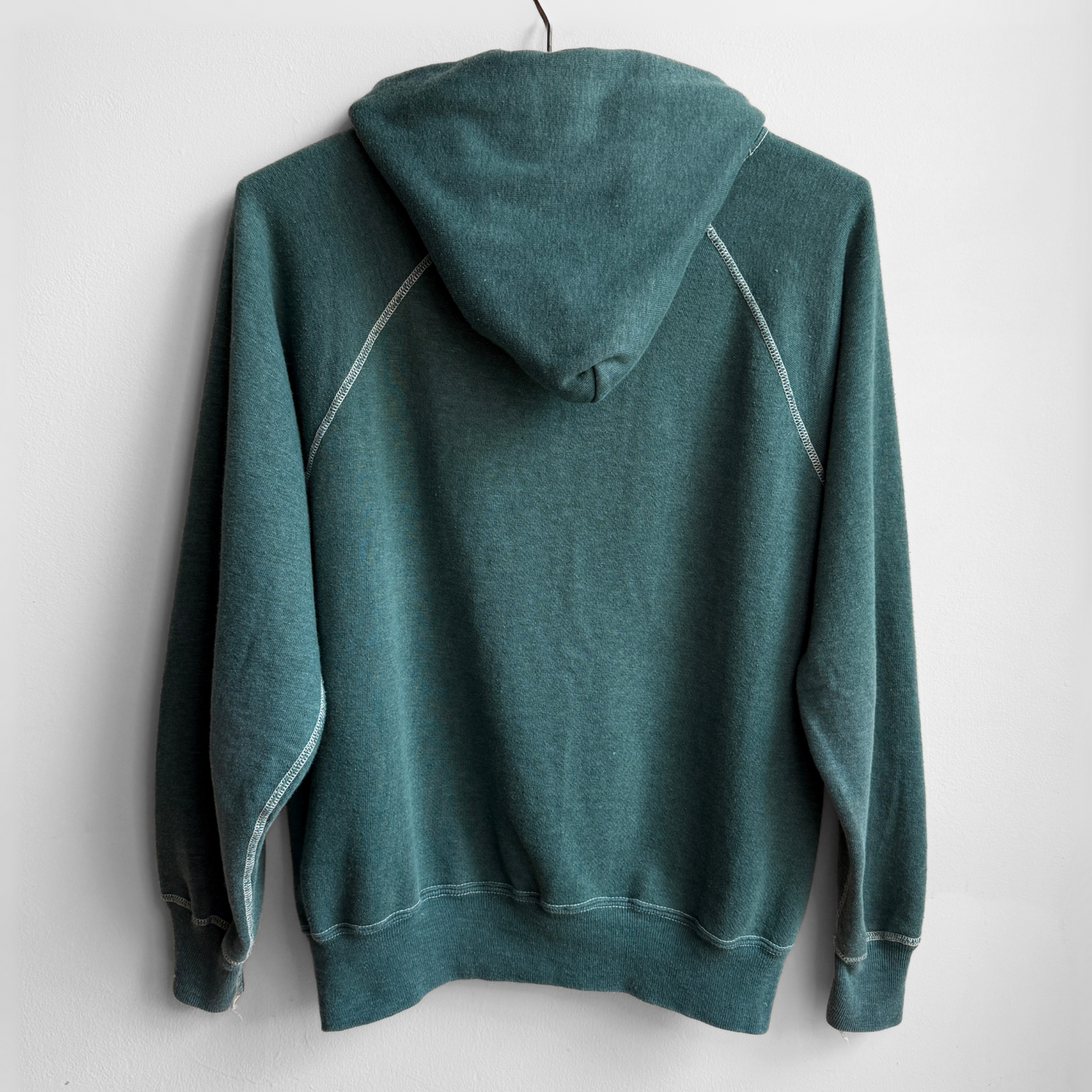 1980s Hands Off Contrast Stitch Hoodie