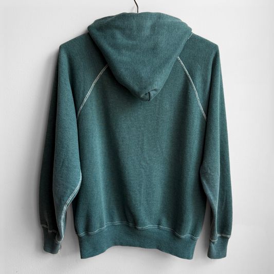1980s Hands Off Contrast Stitch Hoodie