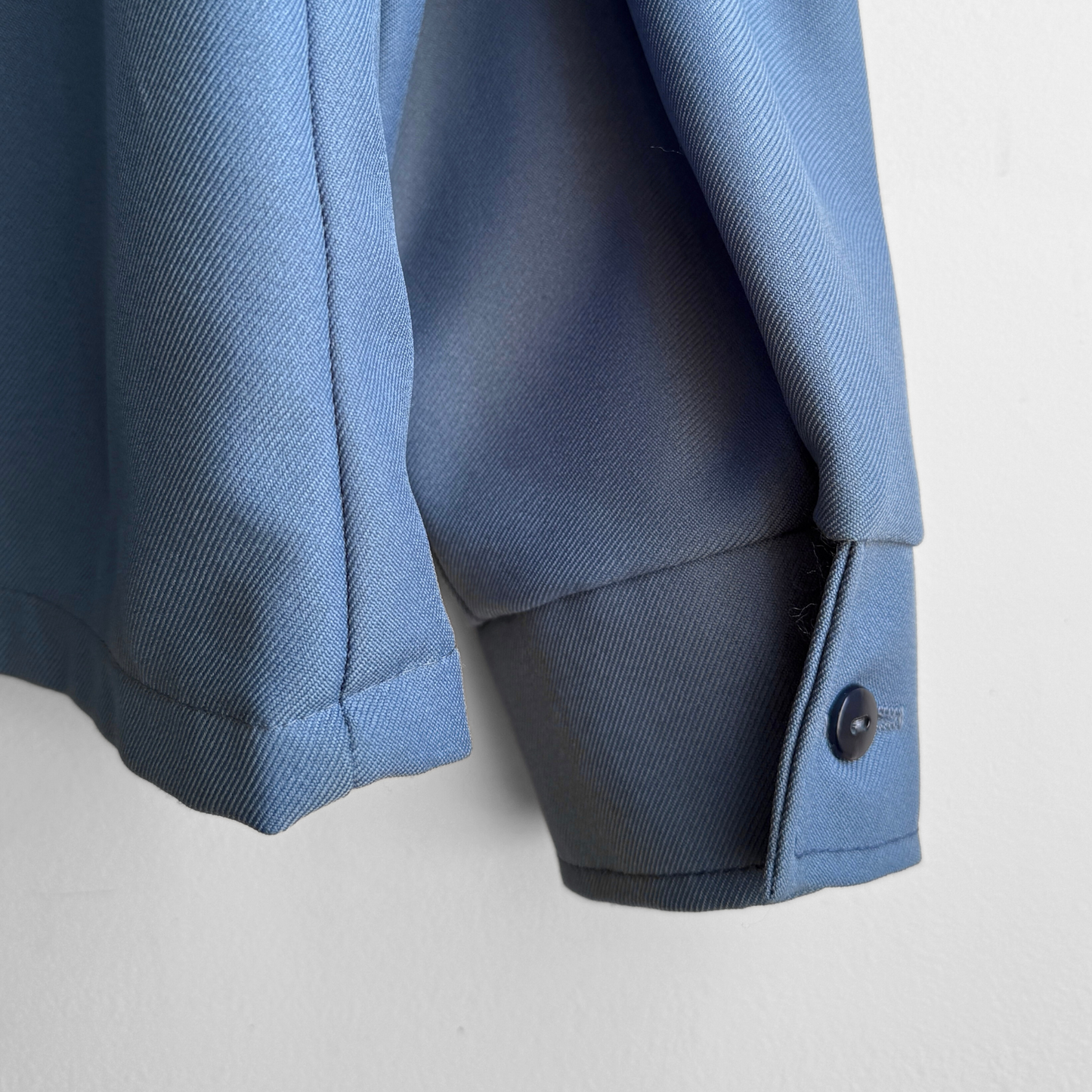 1960s Blue Casual Zip Up Jacket