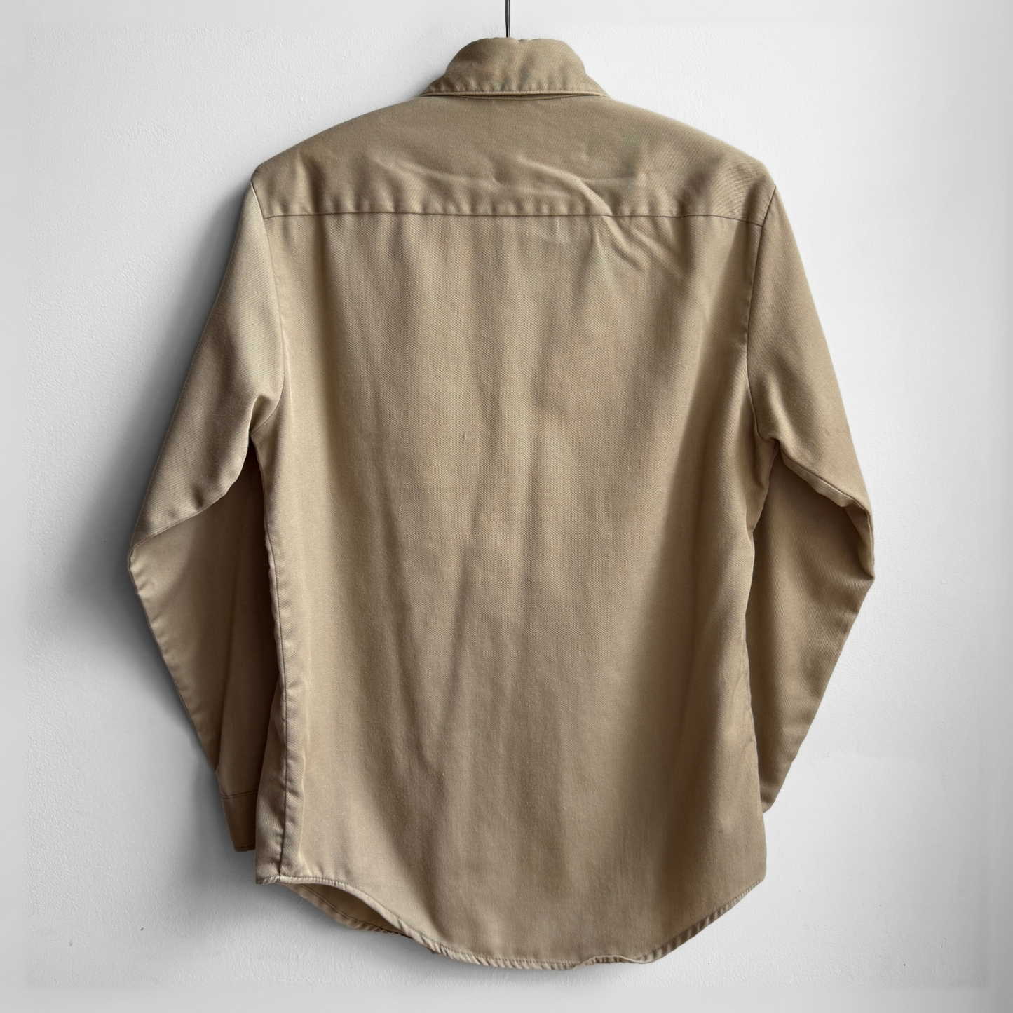 1970s Big Mac Tan Twill Work Shirt