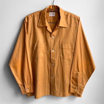 1960s Orange Loop Collar Shirt