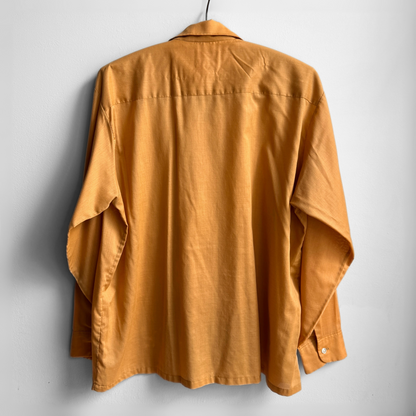 1960s Orange Loop Collar Shirt