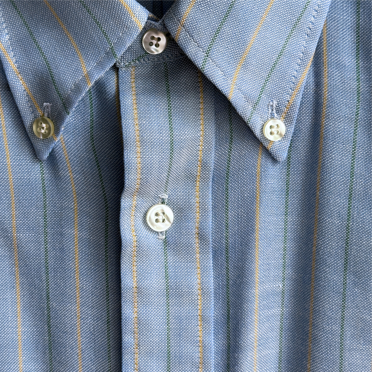 1960s Light Blue Button Down Shirt