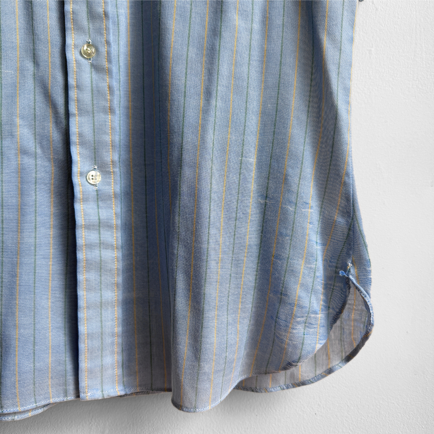 1960s Light Blue Button Down Shirt