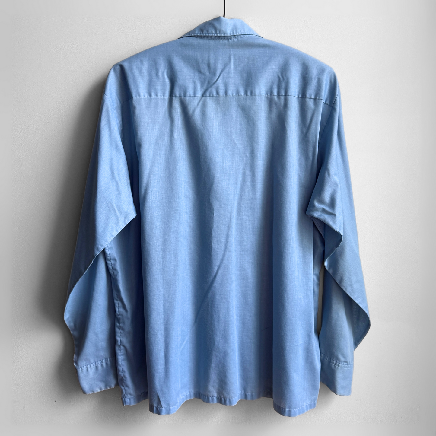 1960s Blue Loop Collar Shirt