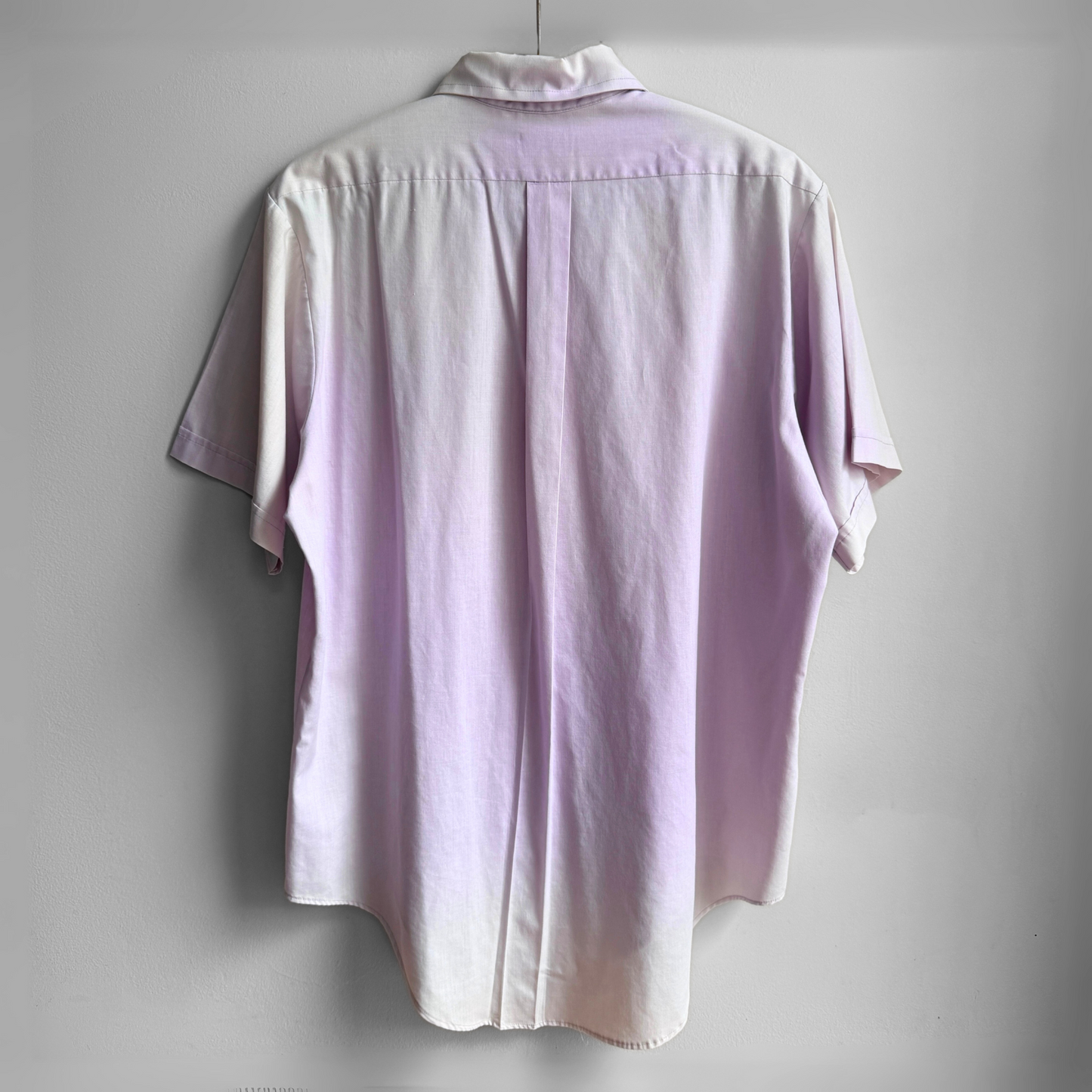 1970s Sun Faded Purple Dress Shirt