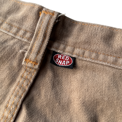 1970s Light Brown Flared Western Pants (30)