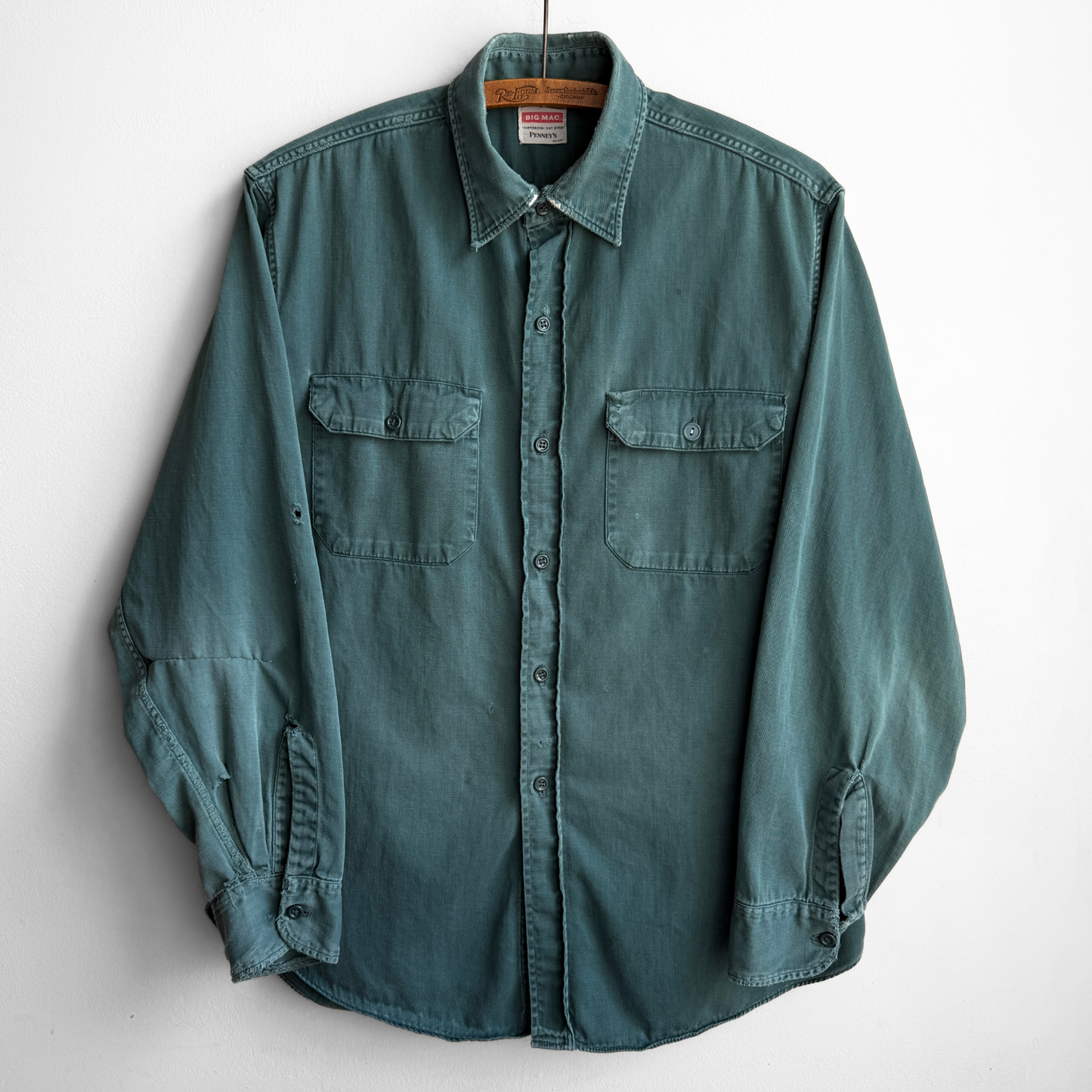 1950s Big Mac Faded Twill Work Shirt