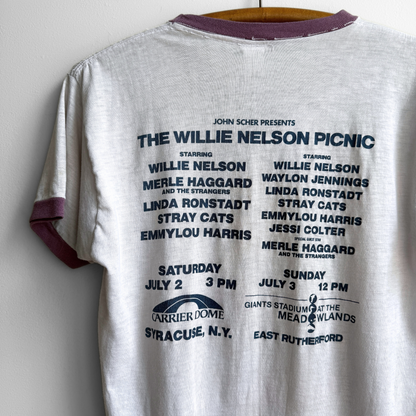 1983 Willie Nelson 4th of July Picnic Tee