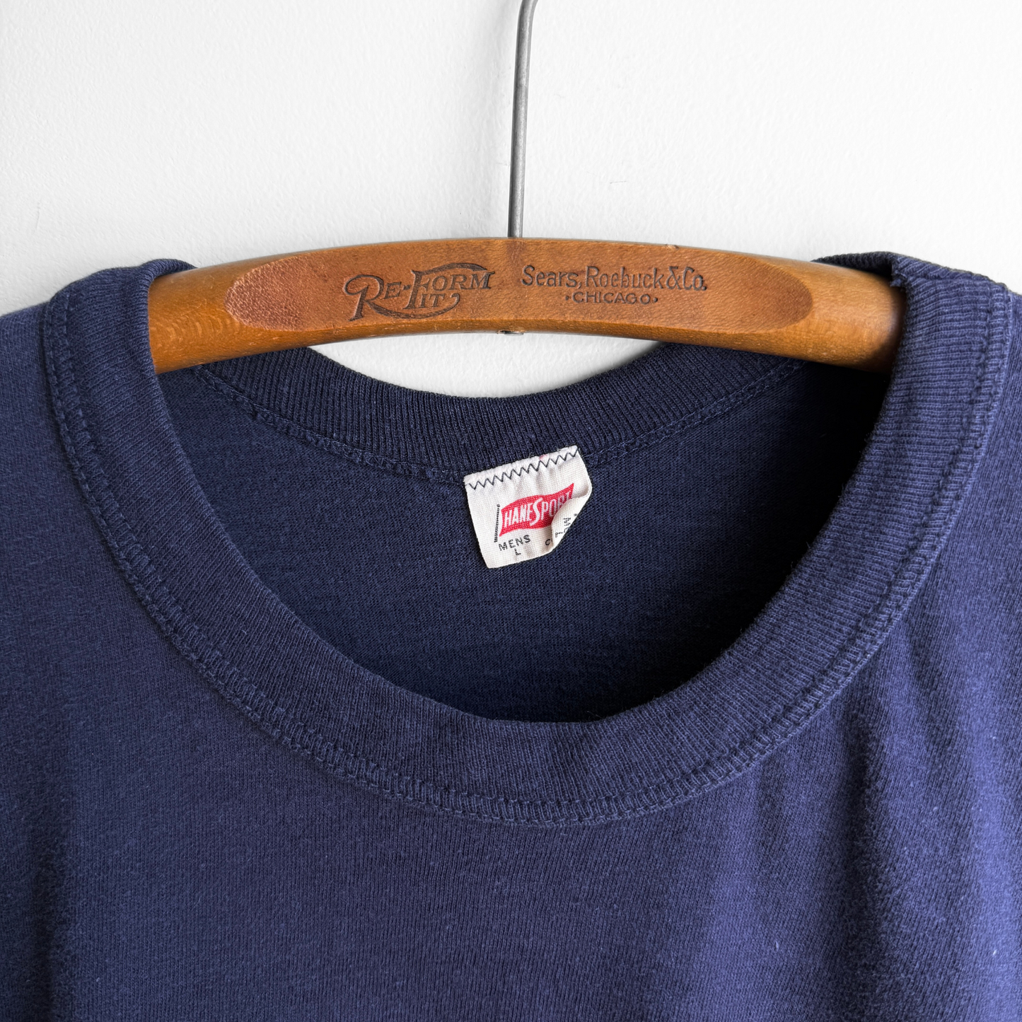 1950s Alpha Theta Chi Flock Print Tee