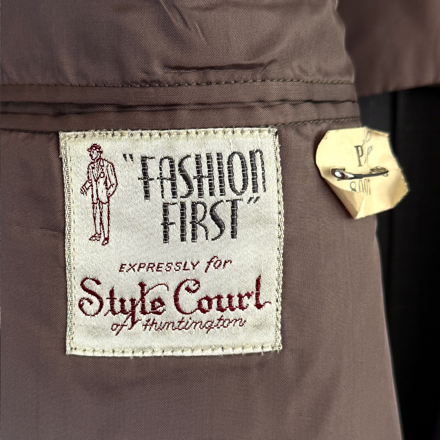 1950s Grey Fleck Pattern Two-Piece Suit