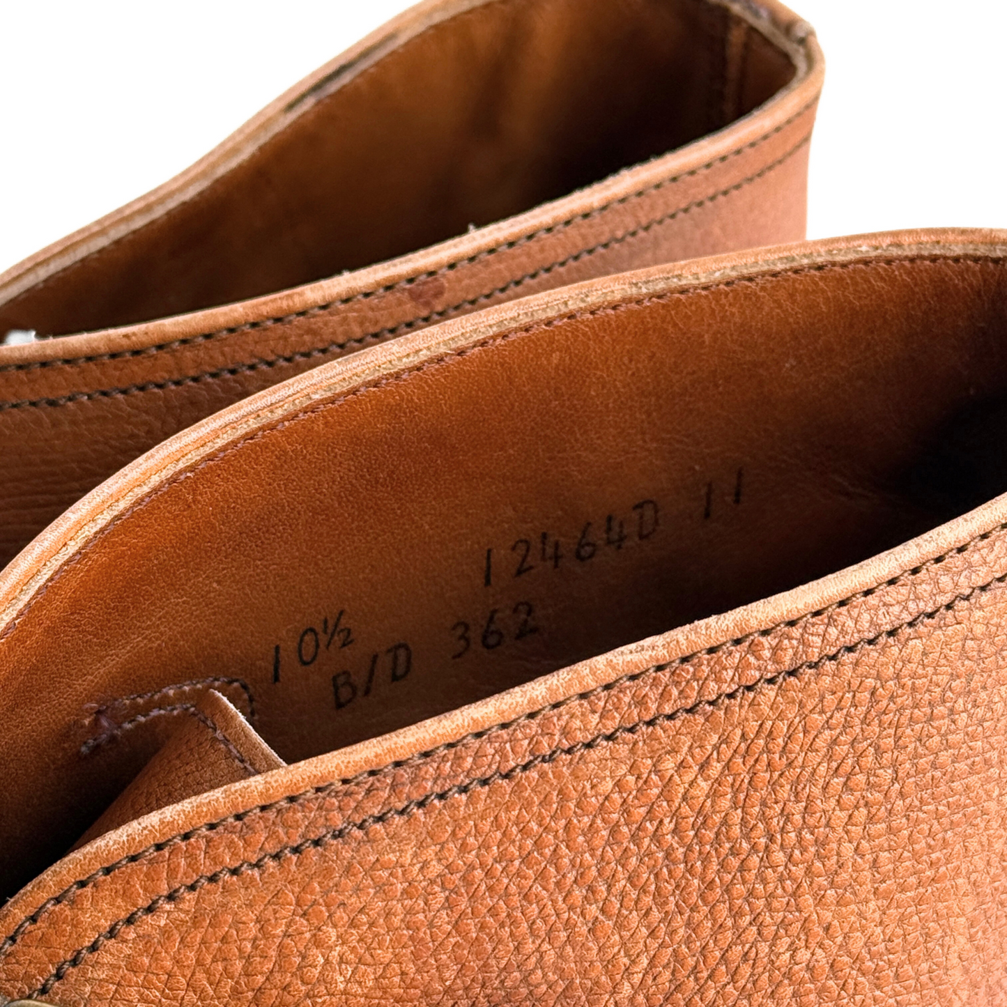 1970s Brown Leather Ankle Buckle Boots (10.5)