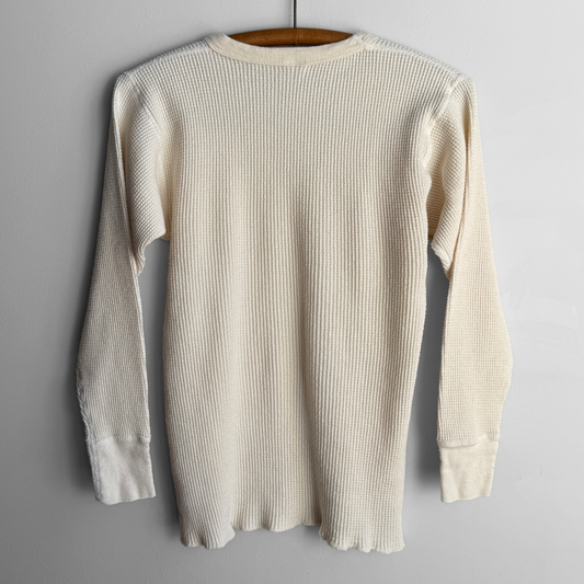 1980s Waffle Knit Thermal Long Sleeve