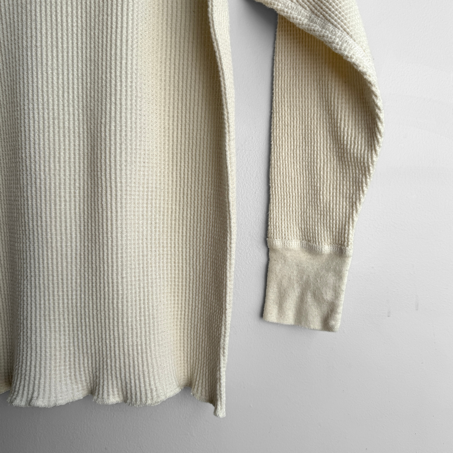 1980s Waffle Knit Thermal Long Sleeve