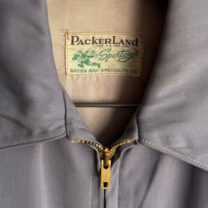 1950s Dark Grey Gabardine Jacket